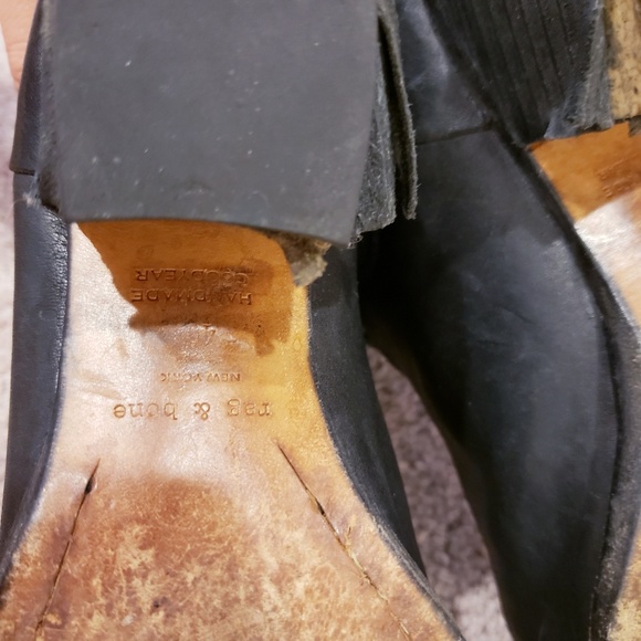 Rag & Bone Durham Leather Booties Black - Picture 5 of 7